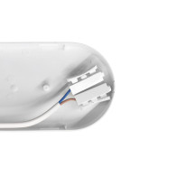 SPECTRUM LED - TECHNIC OVAL LED 8W - technické svietidlo 120° IK10 IP54 157x80x46mm 230V Neutrálna biela / 4000°K - Biele