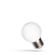 SPECTRUM LED - Žiarovka- 1W - 270° - 230V - RGB - PCV G45 E-27