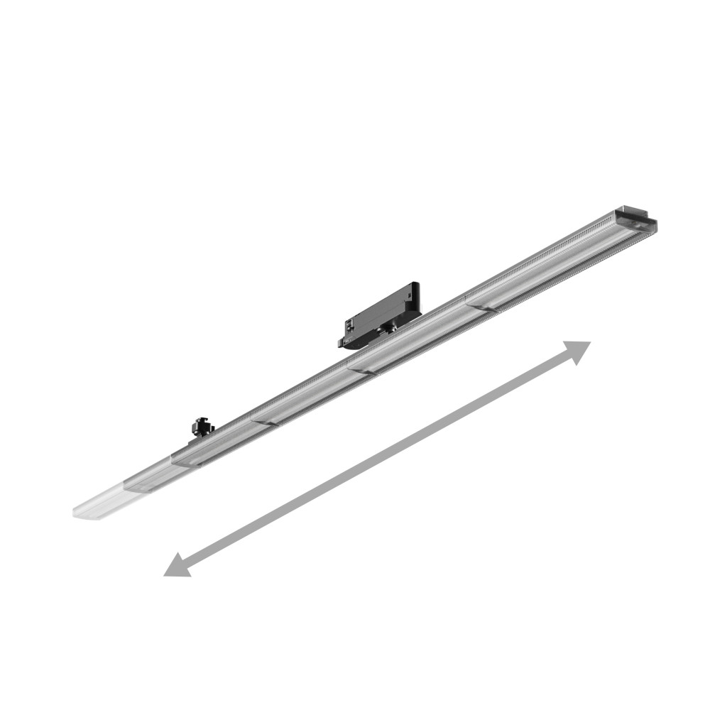 SPECTRUM LED - OPTIBAR 12-42W - magnetické 3-fázové svietidlo 90° IP20 1200x60x90mm 230V CCT - Čierne / Záruka 5 rokov