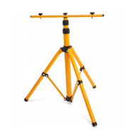 BERGE Statív na reflektor dvojitý - žltý - 140cm
