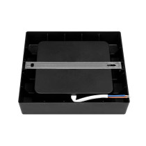 MASTER LED - prisadený štvorcový LED panel BINGO - 12W - PC - 4000K / neutrálna biela - čierny rám