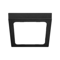 MASTER LED - prisadený štvorcový LED panel BINGO - 12W - PC - 4000K / neutrálna biela - čierny rám