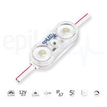 epiLED – LED modul Lumiter² – 0.72W – IP67 – 12V DC – Sýta biela (WS) / 7500°K