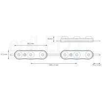 epiLED – LED modul Lumiter³ – 1.08W – IP67 – 12V DC – Sýta biela (WS) / 7500°K