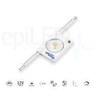 epiLED – LED modul Flaga 1.00 – 1.00W – IP67 – 12V DC – Čistá biela (PW) / 5000°K