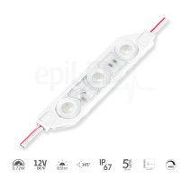 epiLED – LED modul Luno 0.72 – 0.72W – IP67 – 12V DC – Červená farba svetla