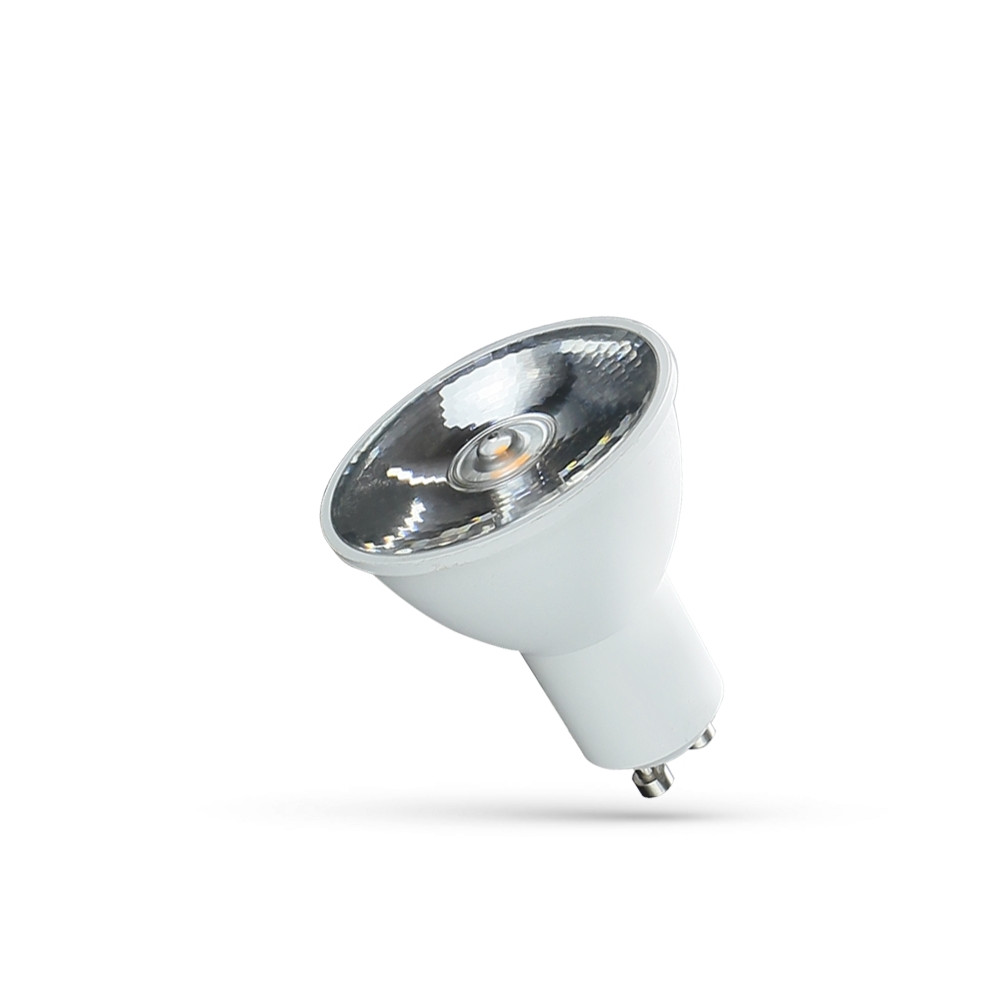 SPECTRUM LED - Žiarovka- 6W - SMD - 430lm - 10° s optikou - 230V - Teplá biela / 3000°K - GU10