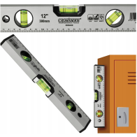 CROWNMAN Hliníková vodováha 30cm s magnetom