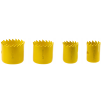 CROWNMAN Dierovacia píla na drevo s adaptérom Sada 11 ks + krabica