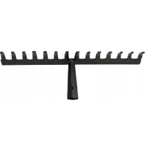 CROWNMAN Hrable na lístie a trávu, KOV, 38cm, 14 zubov