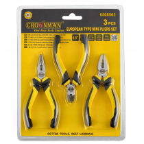 CROWNMAN Kombinované kliešte / kliešte SET 125mm, uhlíková oceľ