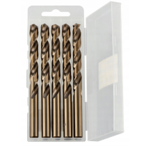 CROWNMAN Súprava 5 kobaltových vrtákov M35 HSS 5% - 10mm
