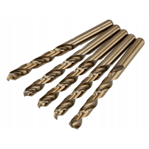 CROWNMAN Súprava 5 ks vrtákov M35 HSS 5% kobalt - 12mm