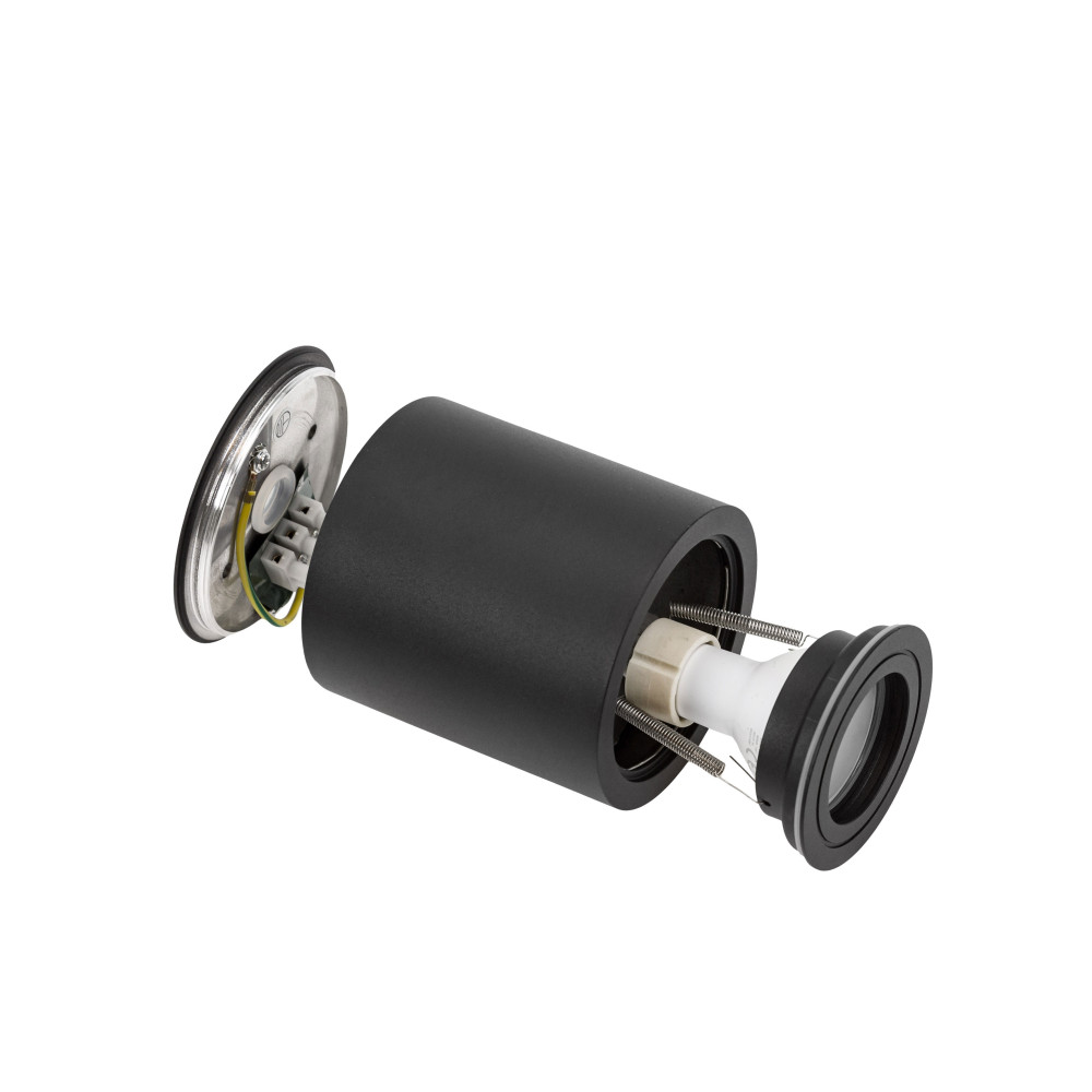 SPECTRUM LED - CHLOE GU10 závesné kruhové svietidlo GU10 IP65 Ø90x97mm 250V - Čierne