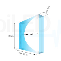 epiLED – LED modul Elypso Uni Board – 26W – IP20 – 24V DC – Denná biela (WH) / 6500°K
