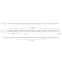 epiLED – LED modul Elypso Uni Board – 26W – IP20 – 24V DC – Denná biela (WH) / 6500°K