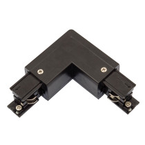 SPECTRUM LED - SPS 2 uhlový 3-fázový konektor / ľavý - Čierny