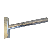 EKONN - 0,5m Oceľový výložník na Betónový / Drevený stĺp - typ EKV-1/0,5/5 Ø60 - pozinkovaný