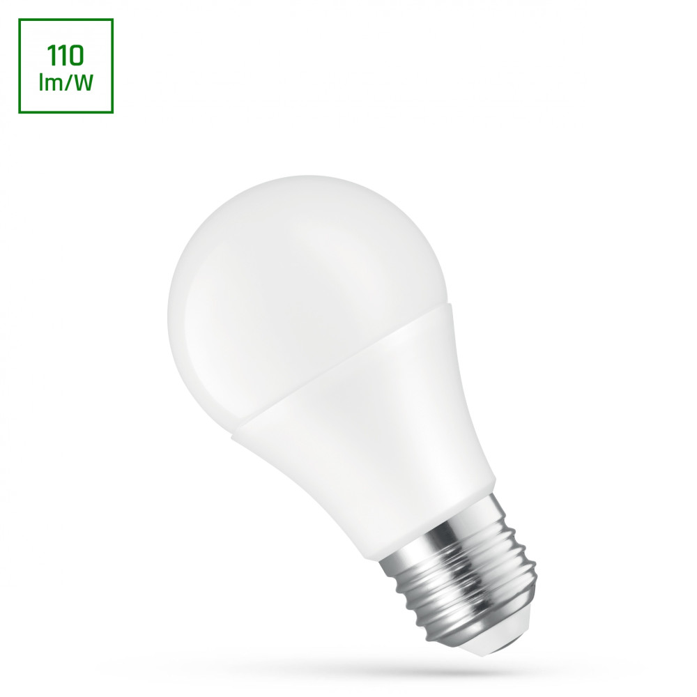 SPECTRUM LED - Žiarovka- 10W - 1100lm - 230° - 24V AC/DC - Studená biela / 6000°K - GLS E-27