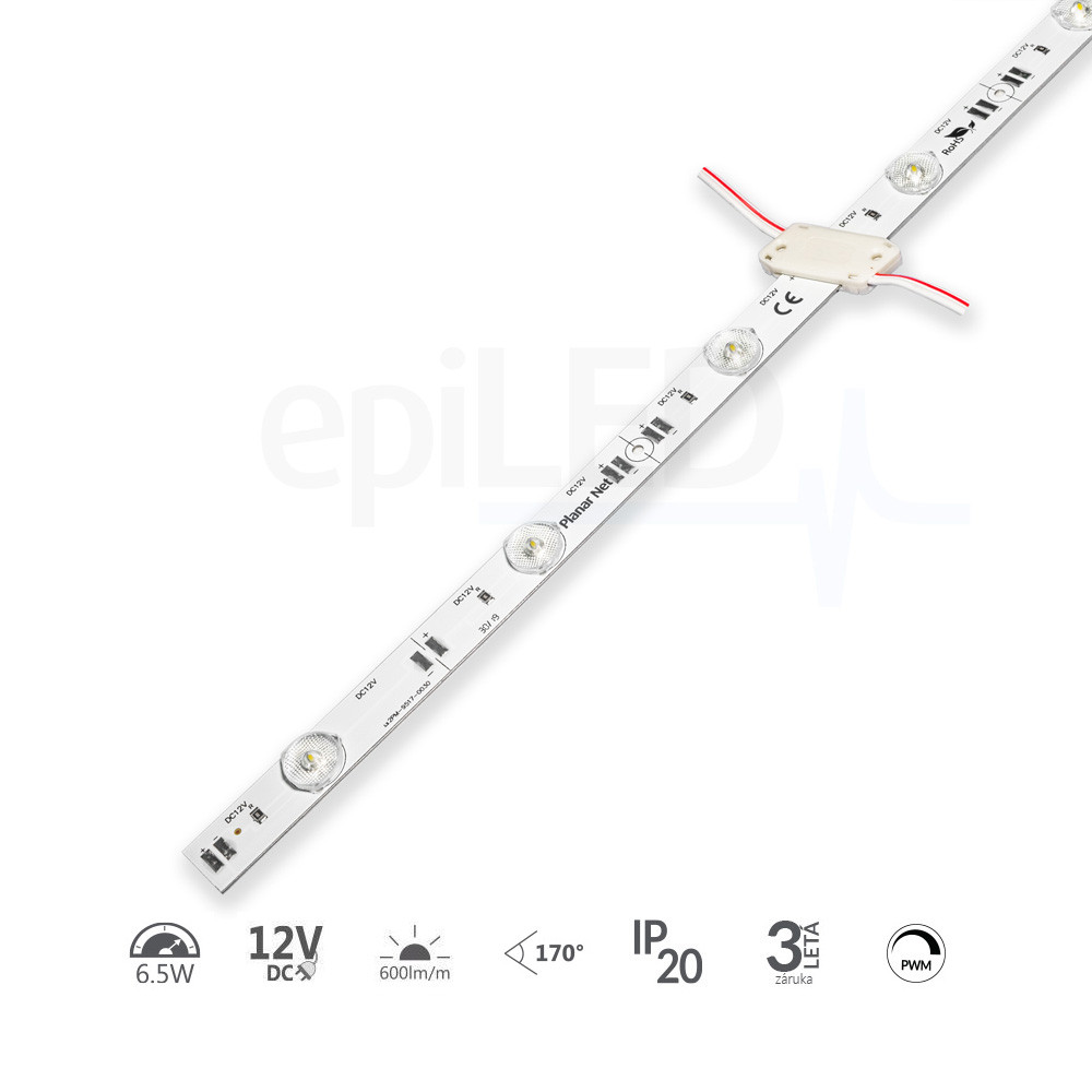 epiLED – LED modul pre svetelné panely - Planar Net 6.5 – 6.50W – IP20 – 12V DC – Neutrálna biela (NW) / 4000°K