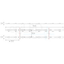 epiLED – LED modul pre svetelné panely - Planar Net 7.0 – 7.00W – IP20 – 24V DC – Denná biela (WH) / 6500°K