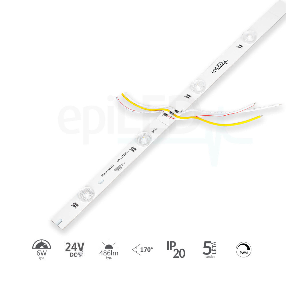epiLED – LED modul pre svetelné panely - Planar Net CCT – 6W – IP20 – 12V DC – CCT