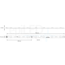 epiLED – LED modul pre svetelné panely - Planar Board RGB – 14,4W – IP20 – 12V DC – RGB