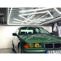 BERGE LED stropné svietidlo Hexagon IP44 - 210W - 110 lm/W - 243 x 485cm - studená biela