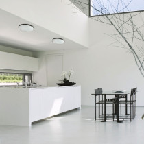 SPECTRUM LED - NYMPHEA RINGS 24W - plafónové svietidlo 115° IP54 Ø320x52mm 230V CCT - Biely + Čierny lem