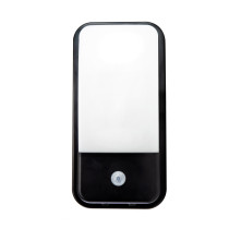 SPECTRUM LED - ENIGO LED PIR 20W fasádne svietidlo s pohybovým senzorom 120° IP54 230V Neutrálna biela / 4000°K - Čierno / Biele