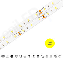 epiLED – 5m LED pásik Flex-60 – 5W, 60xSMD, 8mm, IP20, 12V DC - Teplá biela (WW) / 3000°K