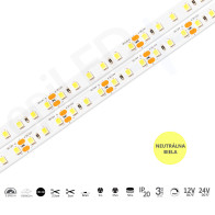 epiLED – 25m LED pásik Flex-120 – 9.6W, 120xSMD, 8mm, IP20, 24V DC - Neutrálna biela (NW) / 4000°K