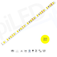 epiLED – 5m LED pásik EdgeLite – 7.2W, 120xSMD, 5mm, IP20, 12V DC - Teplá biela (WW) / 3000°K