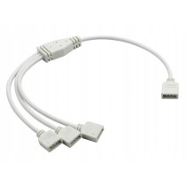 BERGE Káblový rozbočovač RGB 4 pin 1/3