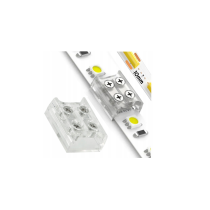 BERGE Konektor pre LED pásky COB IP20, 10mm, obojstranný - páska-páska