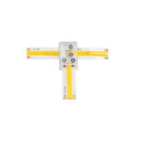 BERGE Univerzálny konektor pre COB 8mm LED pásik, rovný uhlový T