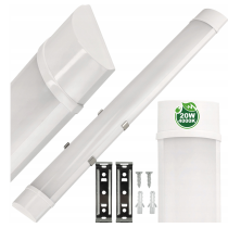 ECOLIGHT LED dielenské svietidlo 60cm - 230V - 20W - IP20 - neutrálna biela