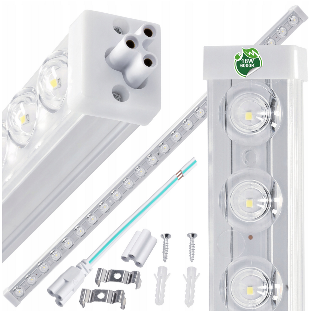 BERGE LED lampa NEPTUN 60cm - 18W -1800lm - IP20 - 6000K - studená biela