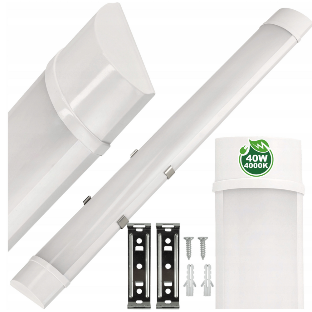 ECOLIGHT LED svietidlo 120cm - 230V - 40W - IP20 - neutrálna biela