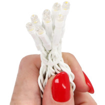 SPRINGOS - 500 LED (20m) girlandová svetelná reťaz, ​​vnútorné/vonkajšie cencúľové svetielka modrá so studeným bielym blikaním