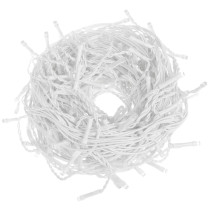SPRINGOS - 500 LED (20m) svetelný záves CL0531 - ​​vnút./vonk. cencúľové svetielka - teplá biela so studeným bielym blikaním