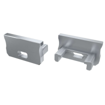 Krytka pre profil LED LUMINES A - šedá s otvorom