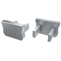 Krytka pre profil LED LUMINES X - šedá