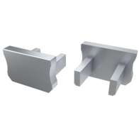 Krytka pre profil LED LUMINES X - šedá