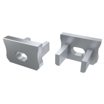 Krytka pre profil LED LUMINES X - šedá s otvorom