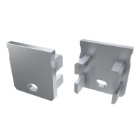 Krytka pre profil LED LUMINES Y - šedá s otvorom