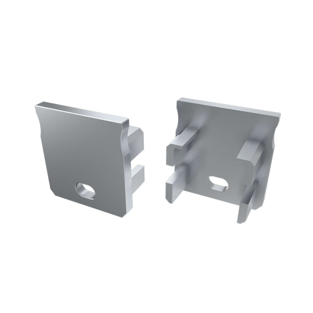 Krytka pre profil LED LUMINES Y - šedá s otvorom