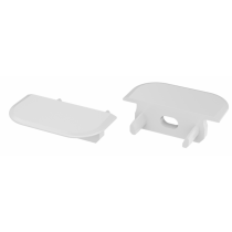 Krytka pre profil LED LUMINES Z - biela s otvorom