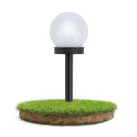 BERGE Solárna záhradná lampa WHITE BALL