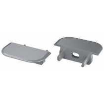 Krytka pre profil LED LUMINES Z - šedá s otvorom